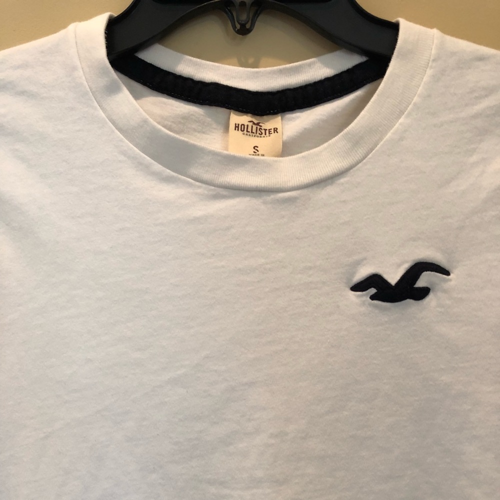 Hollister white t shirt men’s sz sm